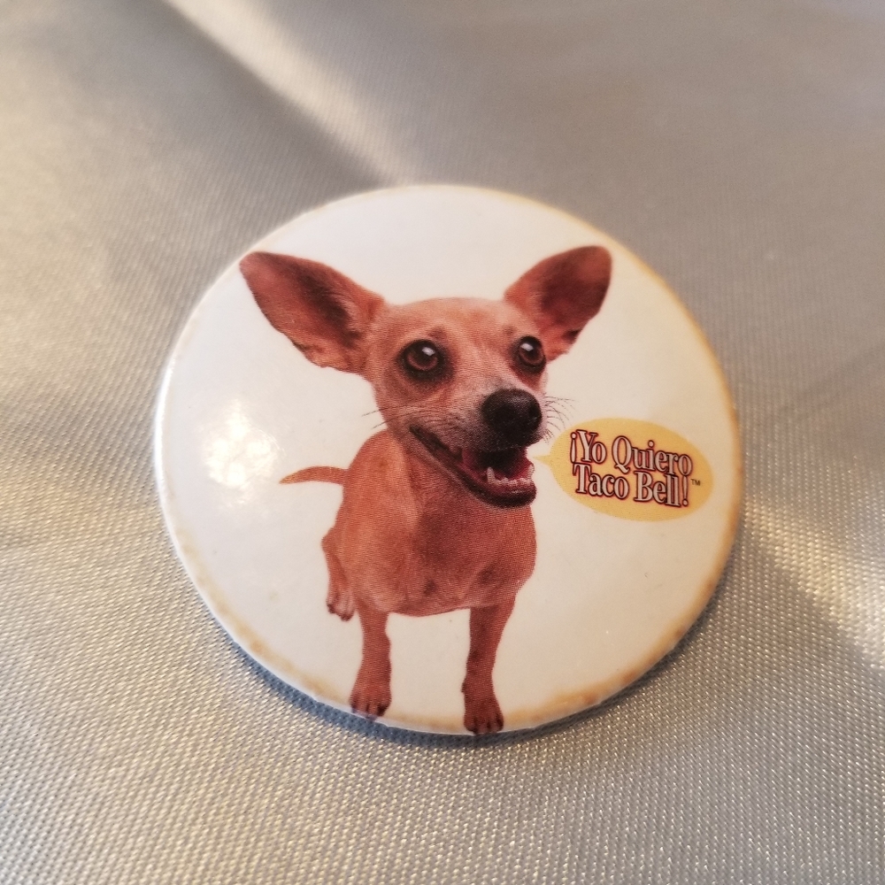 Vintage 1998 Taco Bell Badge